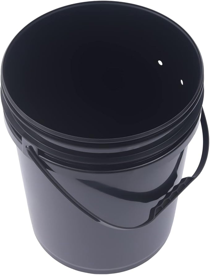 DWC Hydroponics Grow System 5 Gallon Deep Water Culture Hydroponic Bubbler Bucket Kit with Air Pump for Growing Fruits Crops Vegetables