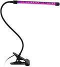 SagaSave LED Grow Light for Indoor Plants Full Spectrum Clip Single Head Plant Growing Lamp with 3 Light Modes and 3 Timing Levels 3/9/12 Hr Auto On Off (1 Head)