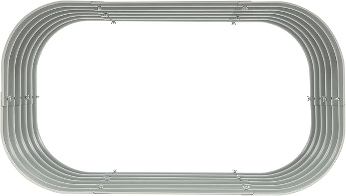 LOYALHEARTDY 17 Tall Raised Garden Bed Kit 41.3 L x 23.6 W x 17 H Planter Raised Beds Garden Boxes Steel Tall Planter Box Raised Beds for Vegetables Flowers Herbs Pearl White