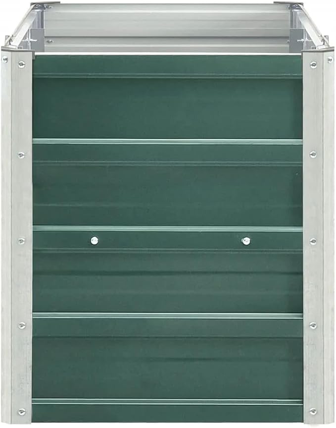 SKM Garden Raised Bed Galvanised Steel 240x40x45 cm Green (Weight-8KG)