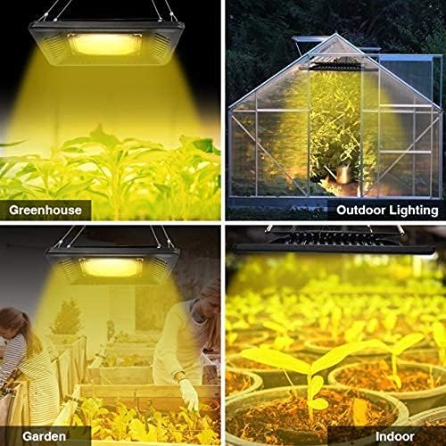 CANAGROW Waterproof Plant Light Outdoor Grow Light Sunlike Full Spectrum LED Grow Lamp Refugium Light for Saltwater Aquarium Without Noise Heating Lamps for Plants Seeding Veg Blooming Fruiting