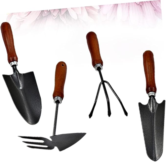 BESPORTBLE 12pcs Mini Garden Tool Set Sturdy Iron and Handle Planting Tools for Transplanting Cultivating and Weeding for Gardening Enthusiasts and Flower