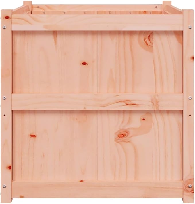 Wooden Raised Garden Bed Garden Planter Box Outdoor Wood Raised Garden Bed for Planting Plants Vegetables 27.6x27.6x27.6 Solid Wood Douglas-240