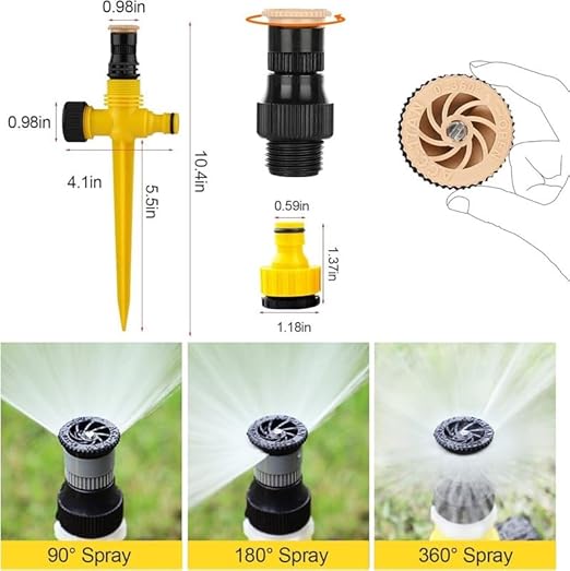 Sprinkler System - Drip Irrigation System Outdoor &amp Indoor Watering System for Plants 360 Degree Rotatable Automatic Plant Watering System Lawn &amp Garden Irrigation System