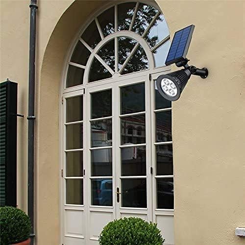 Generic Solar Landscape Lights 4 LED Solar Spotlights 2 in 1 Waterproof Security Light Solar Lights Outdoor (Pink)