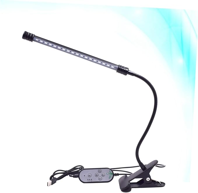 9w Led Grow Light Single Head Dimmable for Indoor Plants Levels Timing Plant Grow Lamp Gooseneck for Garden Greenhouse