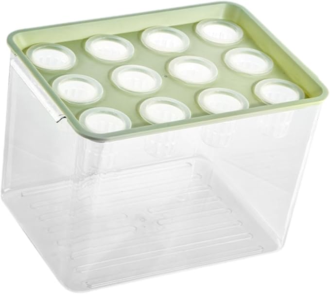 Hydroponic Growing System Microgreens Growing Kit Practical Easy to Use Transparent Hydroponics Grower Kit for Home Planting Green Lid