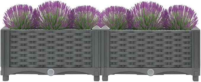 SKM Raised Bed 31.5x15.7x9.1 Polypropylene-03981026