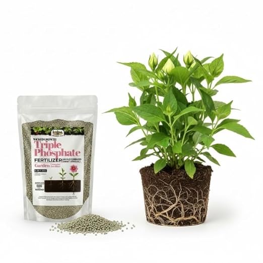 Old Cobblers Farm™ Wicked Growth Triple Phosphate Fertilizer - for Strong Roots and Vibrant Growth (5 lbs | 10 lbs | 15 lbs | 20 lbs) (20lbs)