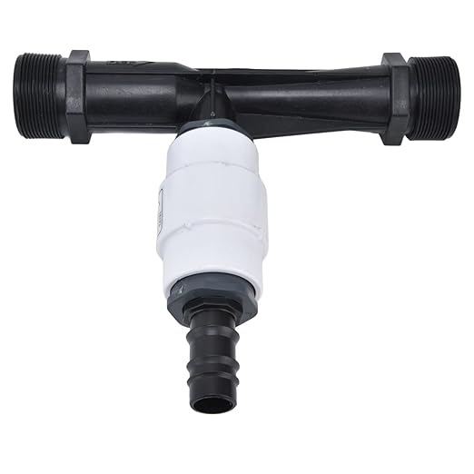 G2 External Thread Venturi Fertilizer with Check Valve Fertilizer Injector Irrigation Tool for Garden