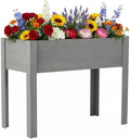 40x20x31 inch Raised Garden Bed with Legs Elevated Wooden Planter Box for Outdoor Plants Flowers Fruits Vegetable Herb Growing