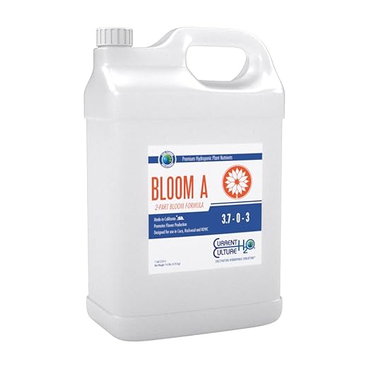 Bloom A - Pure Liquid Fertilizers | Crystal Clear Blends | Consistently pH Stable | Developed for Hydroponic Applications - Gallon Size