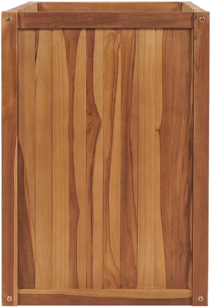 SKM Raised Bed 100x50x70 cm Solid Teak Wood (Weight-24KG)