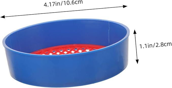 BESPORTBLE 12sets Plastic Soil Sifter Mesh Sieve Lightweight Garden Tool for Efficient Sifting of Rocks and Plastic Design for Easy Use and Improved Planting