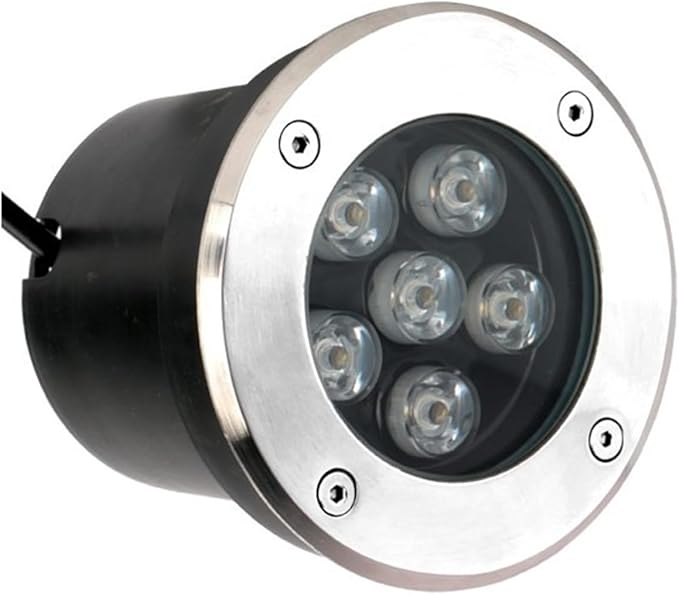 LED Buried Light Outdoor Underground Light IP66 Waterproof Low Voltage AC12/24V Embedded Landscape Lights for Driveway Deck Step Garden Spotlight