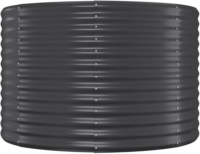 SKM Garden Raised Bed Anthracite Powder-Coated SteelAnthracite (Weight 34.08KG)