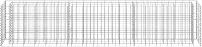 YAFF Gabion Raised Bed Galvanized Steel 106.3x11.8x23.6 (41.8lbs)