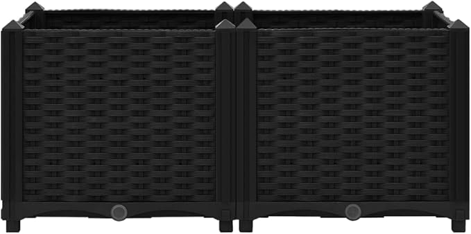 Raised BedGarden PlantersGarden PlantersGarden CenterpiecesGarden BedsRaised Beds for Growing FlowersHerbs and Fruits31.5x15.7x15 Polypropylene