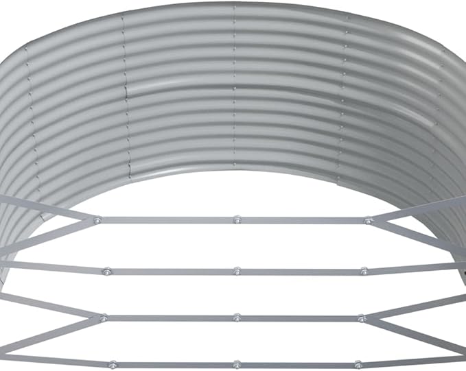 Metal Raised Garden Bed Garden Raised Bed Powder-Coated Steel Outdoor Planter Box for Vegetables Herbs Flowers 176x55.1x26.8-152