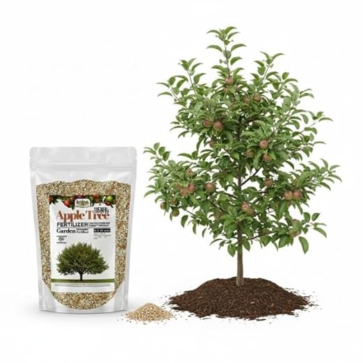 Old Cobblers Farm™ Wicked Growth Apple Tree Fertilizer-Boost Fruit Yield &amp Tree Health Enhanced with Nutrients for Lush Growth–All Apple Varieties (5 lbs | 10 lbs | 15 lbs | 20 lbs) (10 lb) (10 l