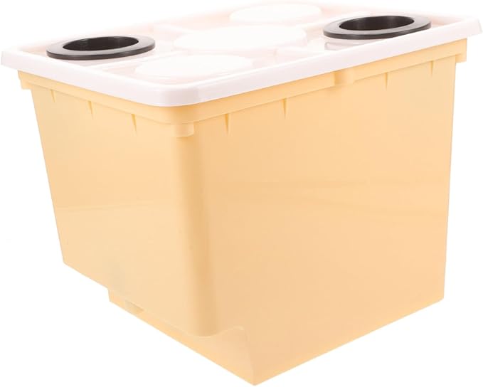 balacoo Plastic Planting Bucket Soilless Cultivation Barrel for Hydroponics System Easy to Assemble Plant Bucket