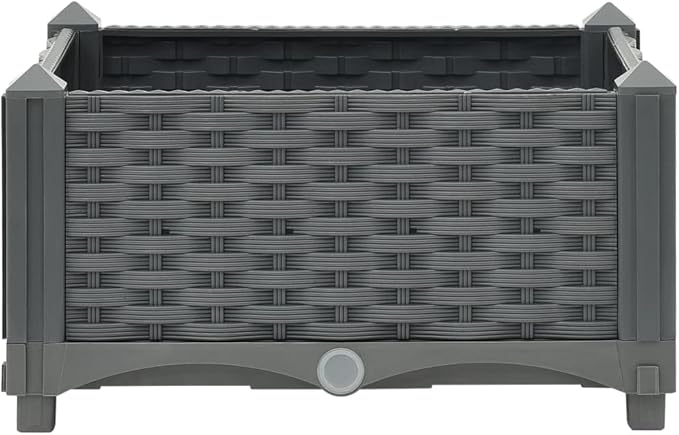 SKM Raised Bed 15.7x15.7x9.1 Polypropylene-03971026