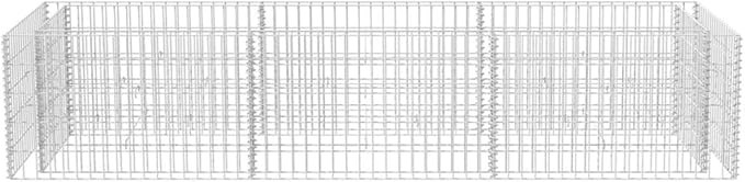 Gabion Raised BedOutdoor Garden GabionsStone BasketsPlanters Raised Vegetable BedsGarden DecorationSteel 106.3x35.4x19.7