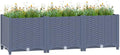 YAFF Raised Bed 47.2x15.7x15 Polypropylene (15.136lbs)