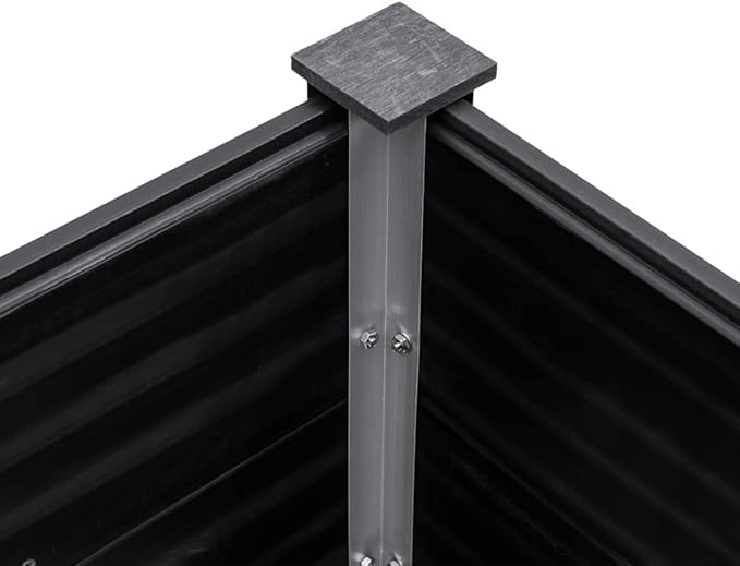 Garden Raised Bed 78.7x39.4x35.8 WPC Gray