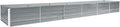 Large Galvanized Steel Raised Bed - Spacious Outdoor Planter Easy to Assemble Gray Color