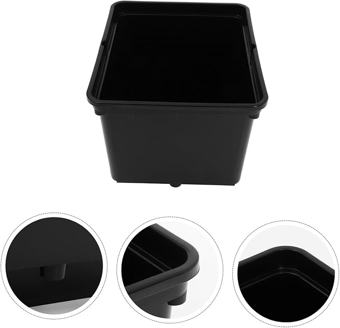 POPETPOP 1set Hydroponic Dutch Buckets for Soilless Cultivation of Vegetables and Fruits Planting Baskets for Indoor Gardening and Hydroponics No Lid