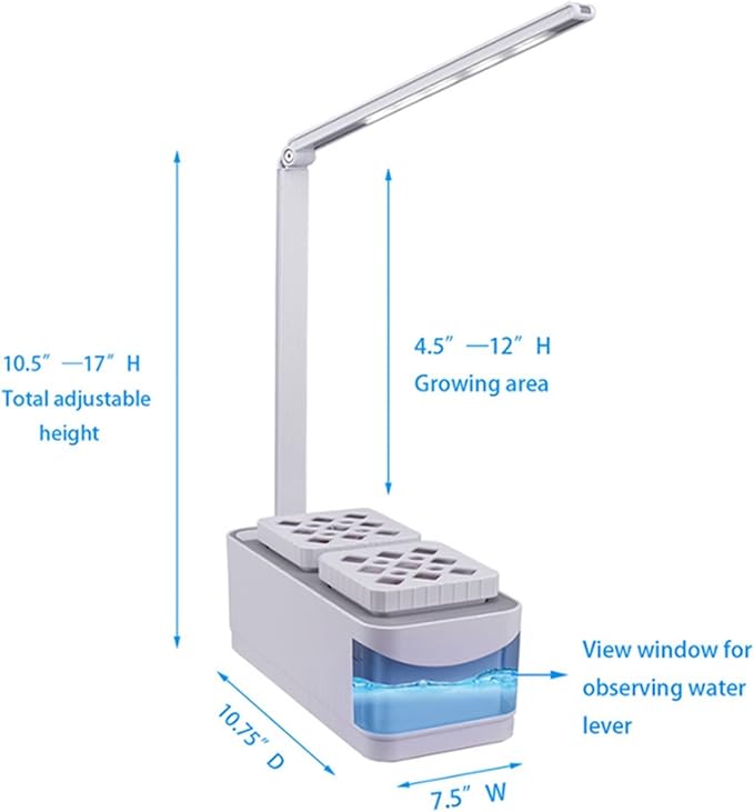 Hydroponic Equipment Indoor Herb Garden Grow Kit Desktop Smart Hydroponics System LED Planting Flowerpot Vegetable Cultivation Plant Growth Light Indoor Garden