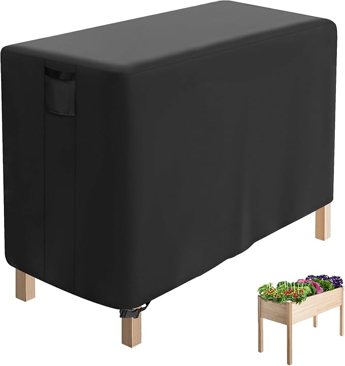 Outdoor Raised Garden Bed Cover for Winter (Only Cover) Waterproof Raised Planter Boxes Stand Covers - 33 x 31 x 30 inch