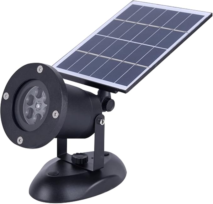 Outdoor LED Spotlight Waterproof Solar Spot Lights Bright Flag Light Landscape Automatic Mini Lawn Lamp 4.4W Graden Lights Decorative Lamp Courtyard Front Yard Christmas Snowflake HWD0177