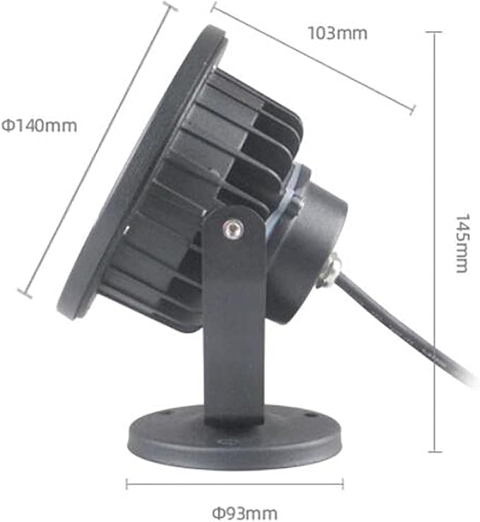 Outdoor Landscape Spotlights LED Spotlight - Led Beam Light AC 90-260 V LED Outdoor Floodlight IP67 Outdoor Waterproof Surface-Mounted Spotlight Spotlight Landscape Pr