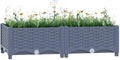 YAFF Raised Bed 31.5x15.7x9.1 Polypropylene (8.096lbs) G