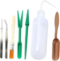 Mikikit 21pcs Planting Tools Set for Succulents Miniature Garden Hand Tools Set Seed Dispenser Watering Pot