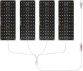 4Head Full Spectrum LED Plant Grow Lights DC5V Indoor Seedling Planting Panel Lamp Dimmable Hydroponic System UV/IR Auto On/Off 8/12/16hours Timer Greenhouse Tent Cultivate Flower Succulents Fill Lamp