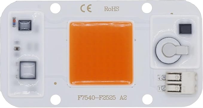 LED COB RGB Chip 50W AC220V No Need Driver Outdoor Plant lamp Full Spectrum Growing Tent Box Indoor Aquatic Plant Lighting(Plant Grow LightAC110V)