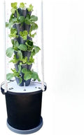 Indoor Vertical Farming Garden Planter Water Circulation Plants Germination Kit with Lighting and Movable Water Tank for Home Indoor Gardening System