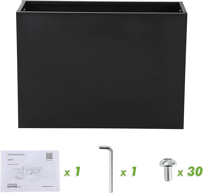 36 x 12 x 26 Inch Raised Garden Bed Narrow Metal Planter Box for Balcony &amp Walkway Waist-High Elevated Garden Bed for Herbs &amp Flowers Space-Saving Outdoor Vegetable Planter