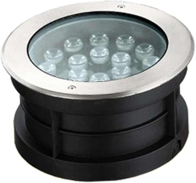 Outdoor Buried Spotlight Anti-Rust Aluminum Buried Light IP65 Waterproof Recessed Underground Lamp for Garden Bridge Hotel Landscape Lighting