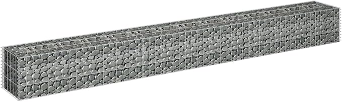 YAFF Gabion Raised Bed Galvanized Steel 106.3x11.8x11.8