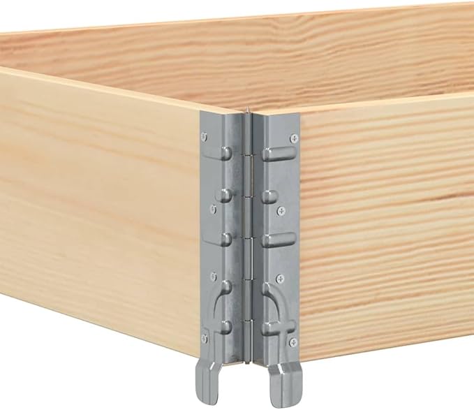 Wooden Garden Planter Box Outdoor Raised Garden Bed Wood Raised Garden Beds for Flowers Vegetables Herbs 31.5x23.6 Solid Pine Wood-166