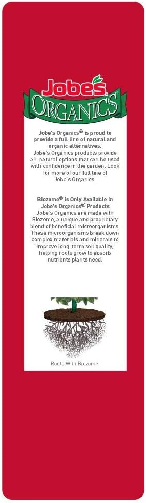 Jobe’s Organics 09026 Fertilizer 4 lb &amp Jobe's Organics 09926 Fast Acting Fertilizer Compost Starter 4 Pound