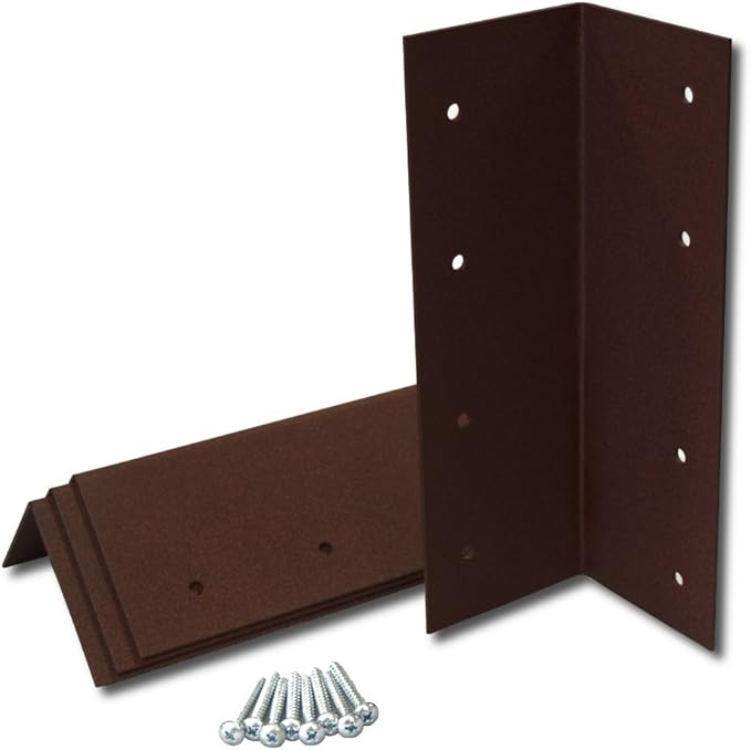 RMP Garden Bed Corner Bracket - Set of Four - 10-15 Inch Bed