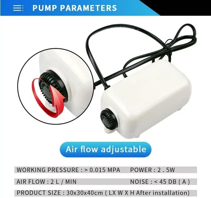 GROZY Hydroponics Growing System 5 Gallon DWC hydroponic System kit 20L One Bucket DWC Kit with 20cm Net Pot 120V Air Pump Air Stone &amp Water Level Indicator Indoor Garden