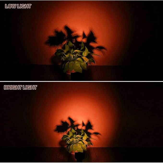 Solar Landscape Lights 7 LED Solar Spotlights 2 in 1 Security Light Solar Lights Outdoor Waterproof for TreePatioYard (Red)