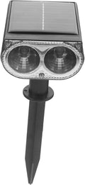 2pcs Outdoor Solar Lights Solar Spotlights Flood Lights for Garden Driveway Walkway