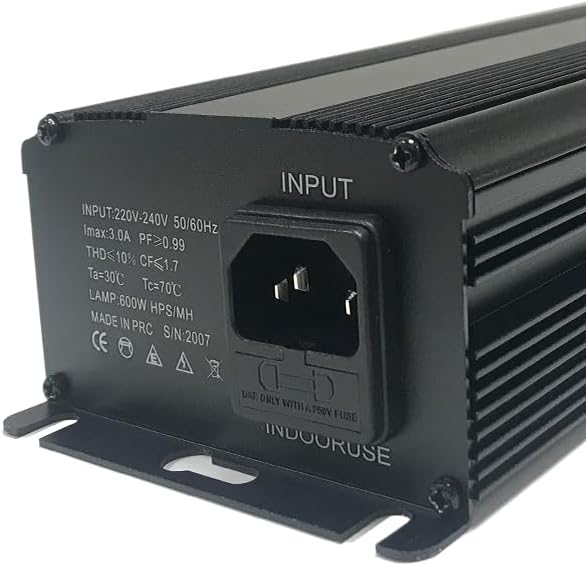 Digital Dimmable Ballast Indoor Garden Grow Light Ballast 600w